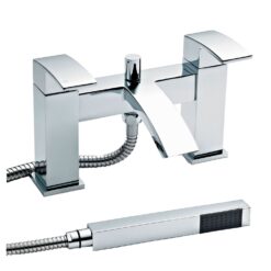 Curved Bath Shower Mixer and Kit