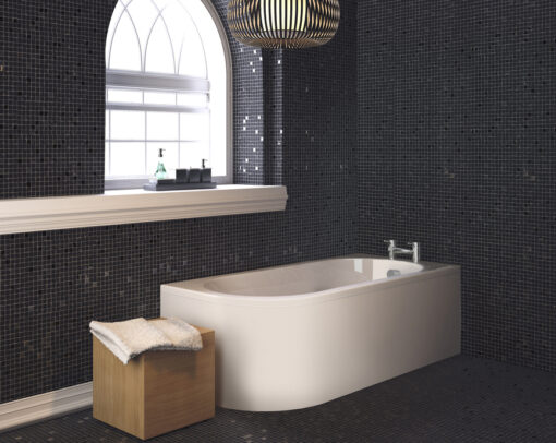Nuie Crescent Curved Bath