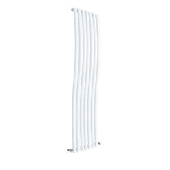 Revive Wave Vertical Single Panel - Gloss White