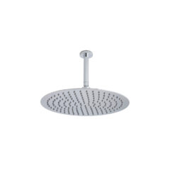 Stainless Steel Round Fixed Head & Ceiling Arm