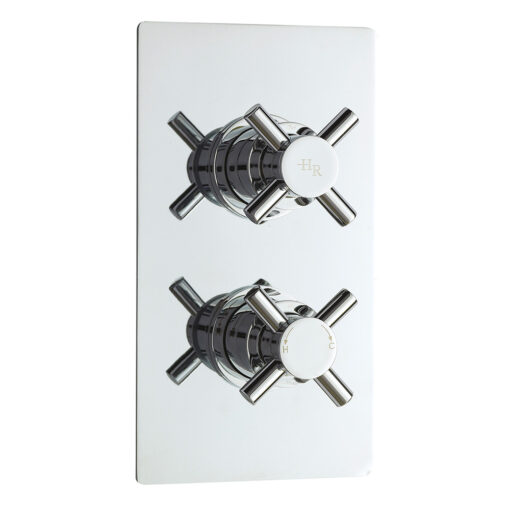 Tec Cross Twin Thermostatic Shower Valve