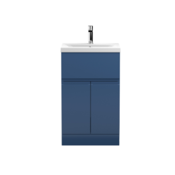 Hudson Reed Urban Floor Standing 500 Vanity Blue (2 Door & 1 Drawer)