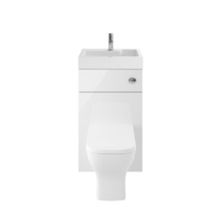 Athena 2 in 1 Gloss White WC