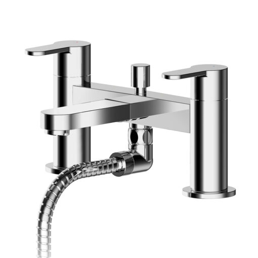 Arvan Deck Mounted Bath Shower Mixer With Kit