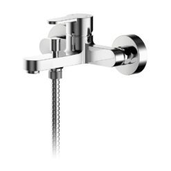 Arvan Wall Mounted Bath Shower Mixer With Kit