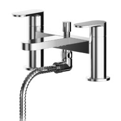 Binsey Deck Mounted Bath Shower Mixer With Kit