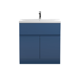 Hudson Reed Urban Floor Standing 800 Vanity Blue (2 Door & 1 Drawer)