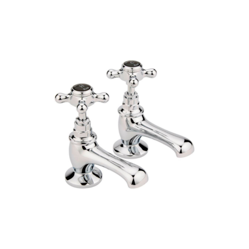 Topaz Black Crosshead Basin Taps