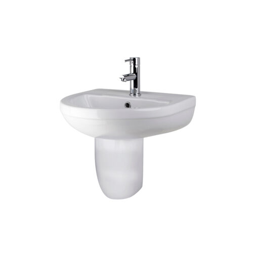 Harmony 500mm Basin and Semi Pedestal Luxury