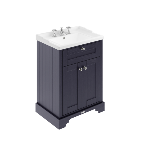 Old London 600mm Ceramic Vanity Unit Twilight Blue