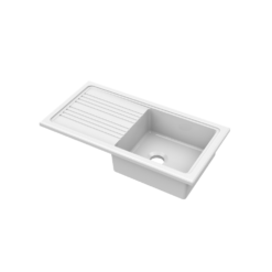 Fireclay Counter Top Single Bowl Sink