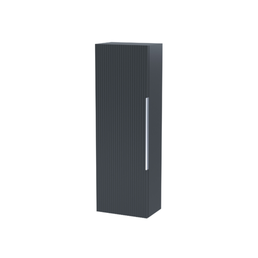 Hudson Reed Fluted Tall Unit Anthracite