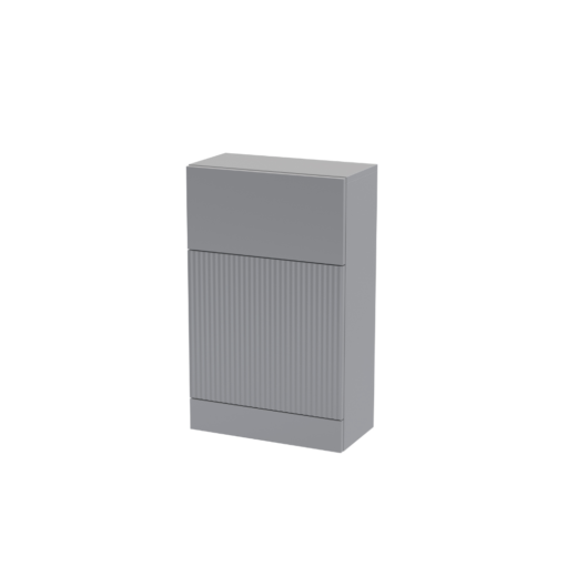 Hudson Reed Fluted 500mm WC Unit Grey