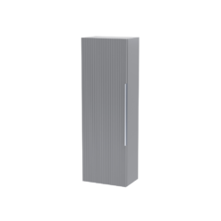 Hudson Reed Fluted Tall Unit Grey