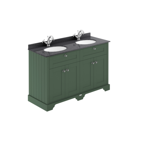 Old London 1200mm Marble Top Vanity Unit Hunter Green