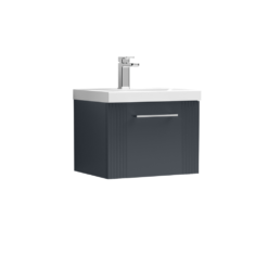 Nuie Deco 500mm Wall Hung Vanity Anthracite