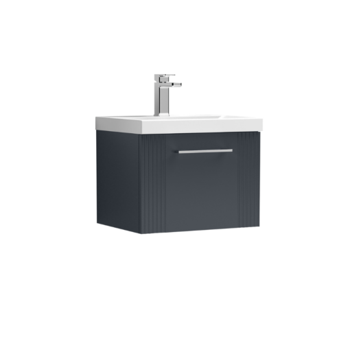 Nuie Deco 500mm Wall Hung Vanity Anthracite