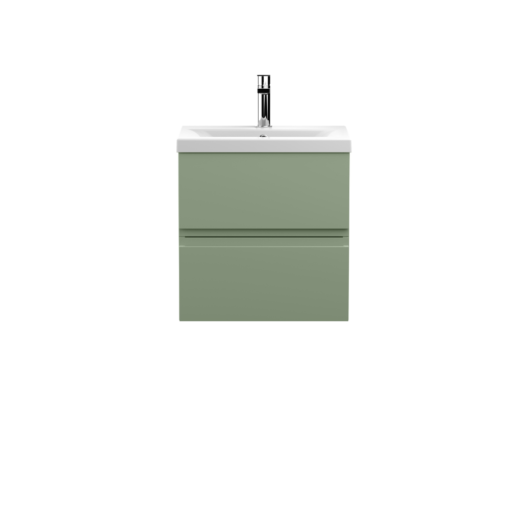 Hudson Reed Urban Wall Hung 500 Vanity Green