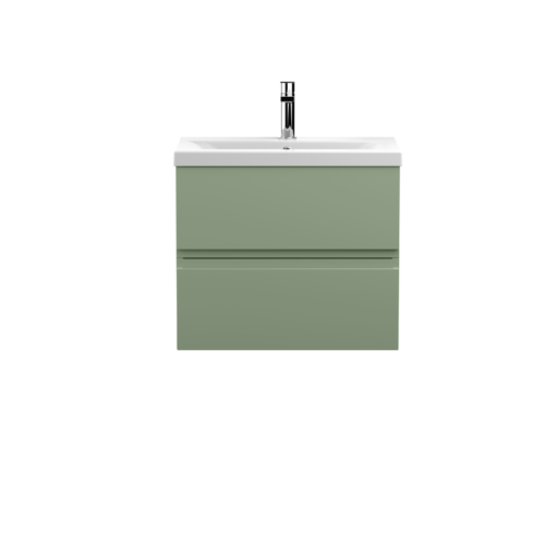 Hudson Reed Urban Wall Hung 600 Vanity Green