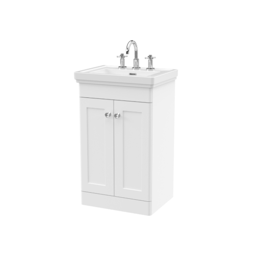 Classique 500mm Vanity Unit Satin White