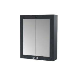 Classique 600mm Mirror Cabinet Satin Anthracite
