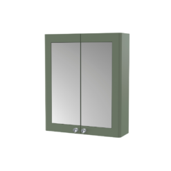 Classique 600mm Mirror Cabinet Satin Green