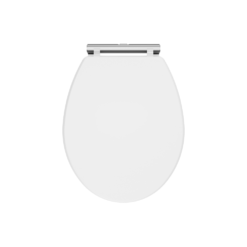 Classique Soft Close Wooden Toilet Seat White