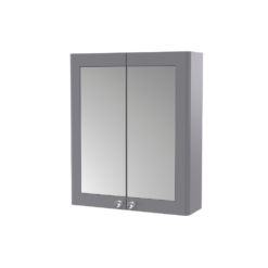 Classique 600mm Mirror Cabinet Satin Grey