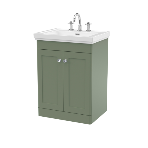 Classique 600mm Vanity Unit Satin Green