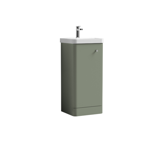 Nuie Core 400mm Vanity Unit Satin Green