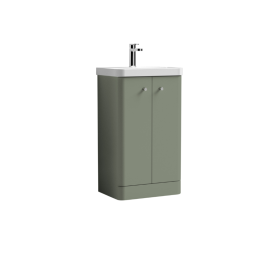 Nuie Core 500mm Vanity Unit Satin Green