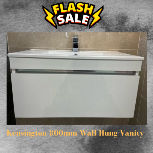 Kensington 800mm Wall Hung 1 Drawer Vanity