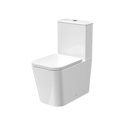 Ava Rimless Compact Flush to Wall Pan, Cistern & Seat