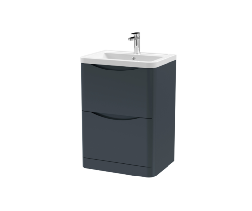 Lunar 600mm Anthracite Vanity Unit