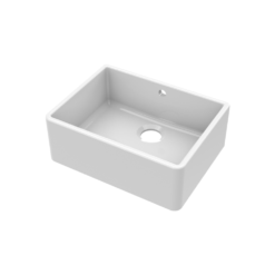 Fireclay Butler Sink 600mm with central waste and overflow