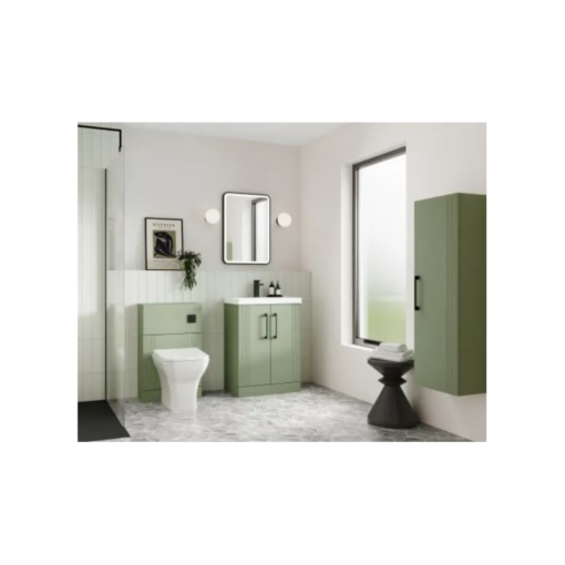 Deco 600mm Vanity Green 2 Door - Image 3