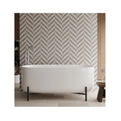 Nuie Elevated Freestanding Bath and Stand