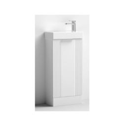 Deco Fluted White 400mm