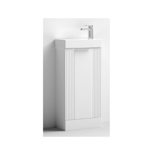 Deco Fluted White 400mm