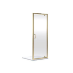 Rene Brushed Brass Pivot Door