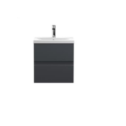 Urban Soft Black 500mm 2 Drawer Vanity Unit