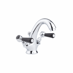 Hudson Reed Black Topaz Mono Basin Mixer